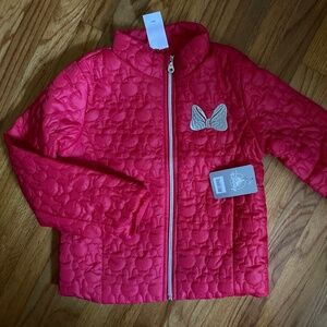 Minnie Mouse Bow Lightweight Puffy Jacket for Kids Disney